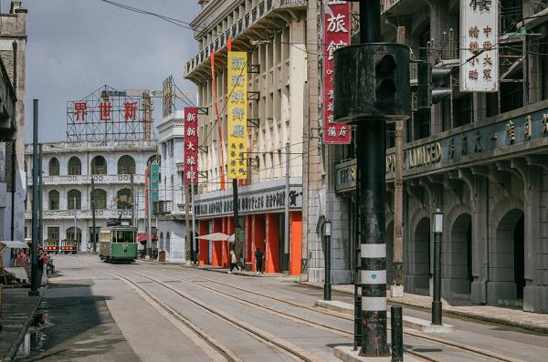 Шанхайская киностудия - парк с декорациями старого Шанхая 1930-х годов