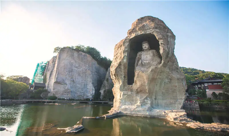 Вид на озеро Дунху с высоты